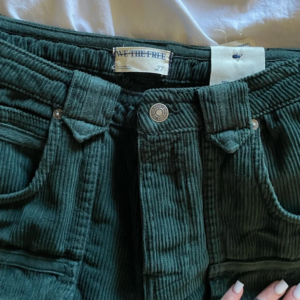 NWT free people the london calling low rise tapered leg pants - Picture 6 of 6